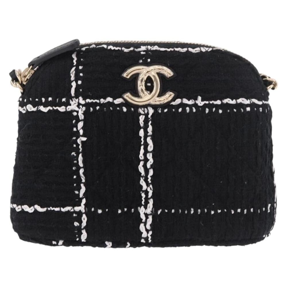 Chanel Matelasse Chain Shoulder Bag Black